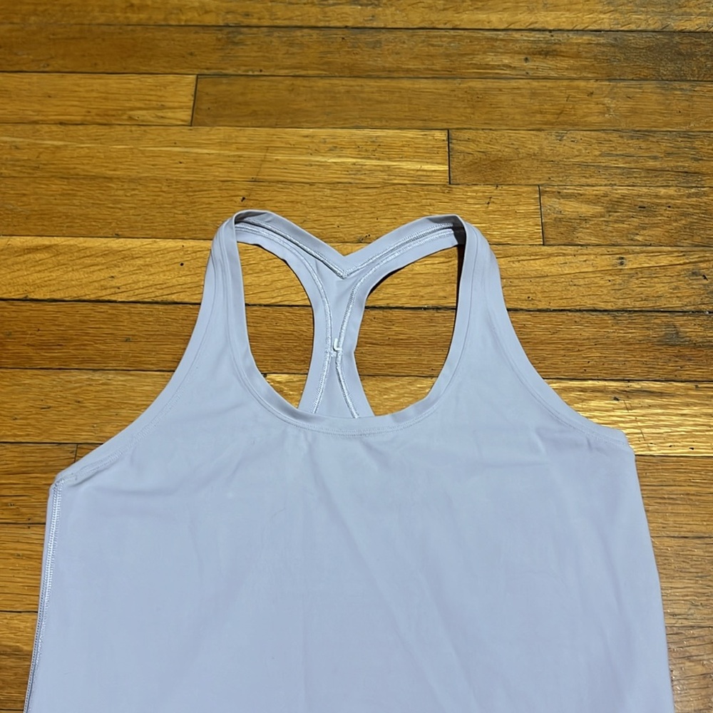Lululemon Cool Racerback II Tank Nulu in Iced Iris, size 6/8 - Picture 4 of 11
